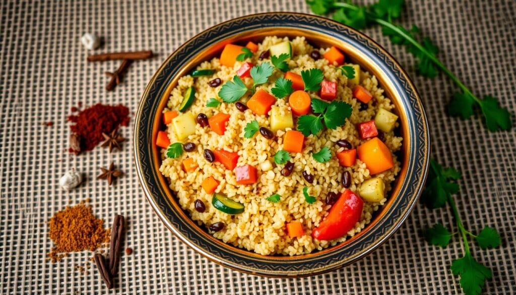Die arabische Gerichte für jeden. Marokkanischer Couscous